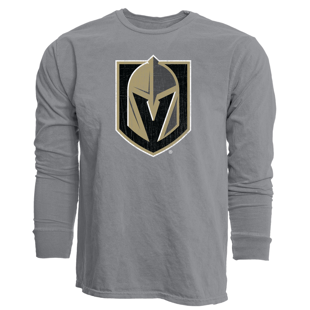 Vegas Golden Knights Primary Senior Mascot Long Sleeve Tee