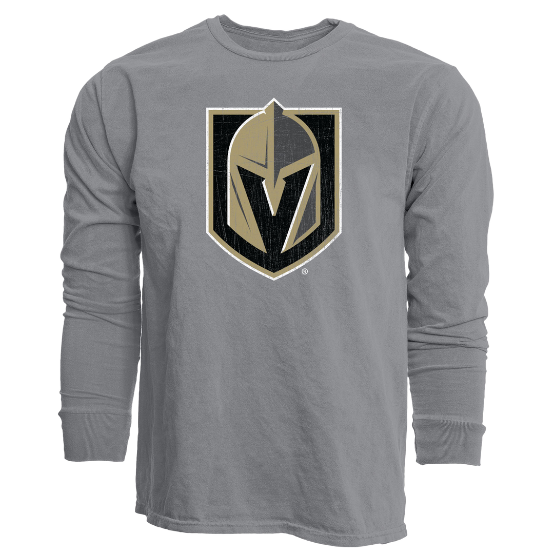 Vegas Golden Knights Primary Senior Mascot Long Sleeve Tee