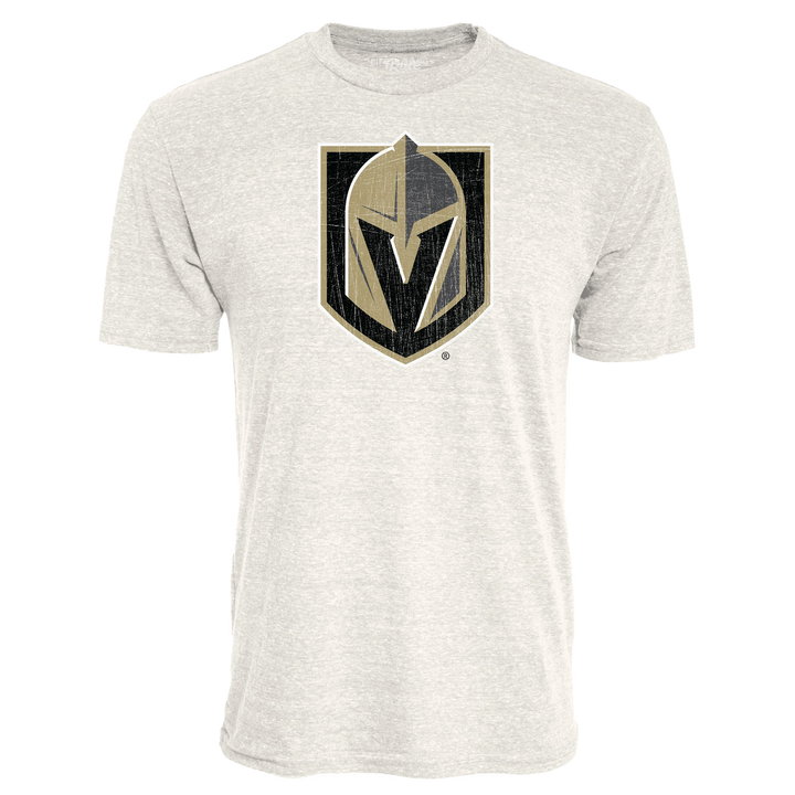 Vegas Golden Knights Primary Senior Mascot Tee - OATMEAL