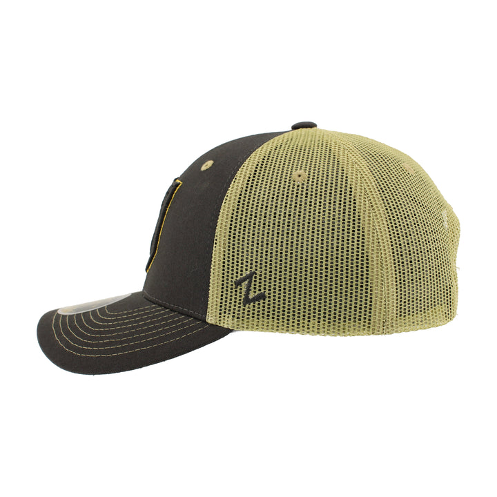 Vegas Golden Knights Primitive Trucker Cap - BLACK GOLD