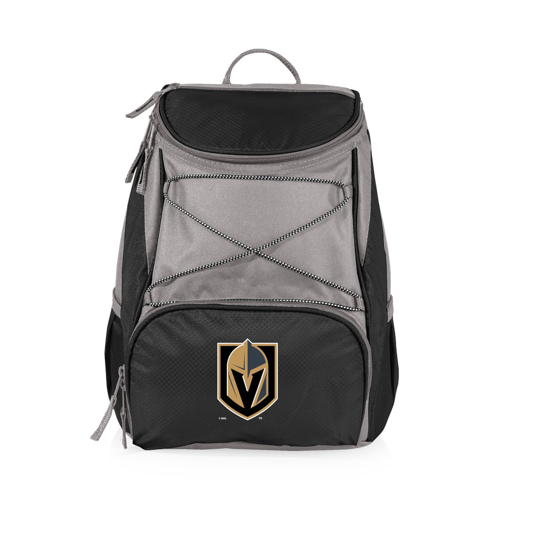 Backpack cooler featuring Vegas Golden Knights logo on the Golden Knights PTX