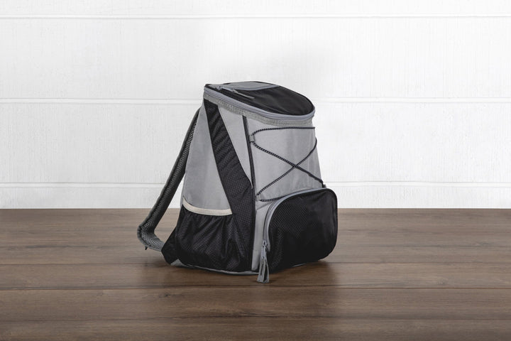 Gray and black Vegas Golden Knights PTX Backpack Cooler for easy outdoor adventures