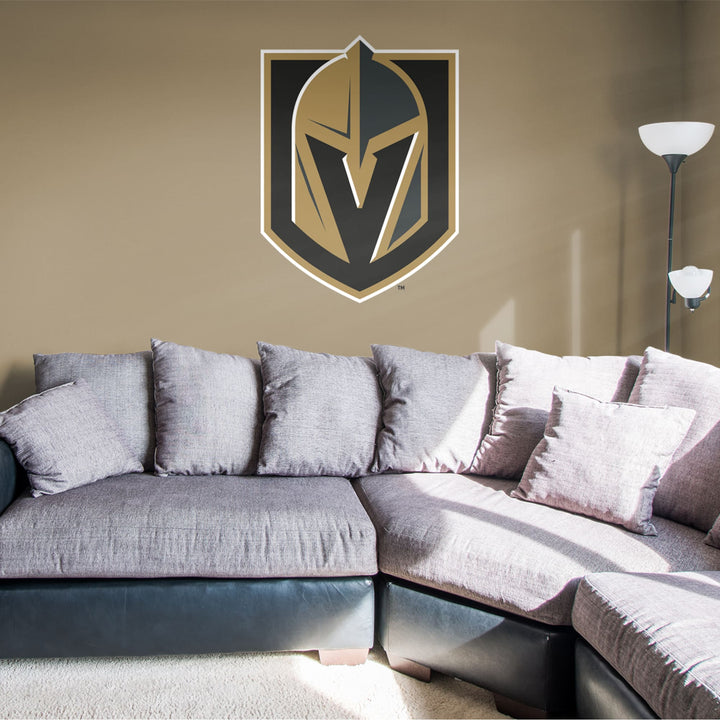 Vegas Golden Knights Removeable Adhesive Logo Decal - LARGE