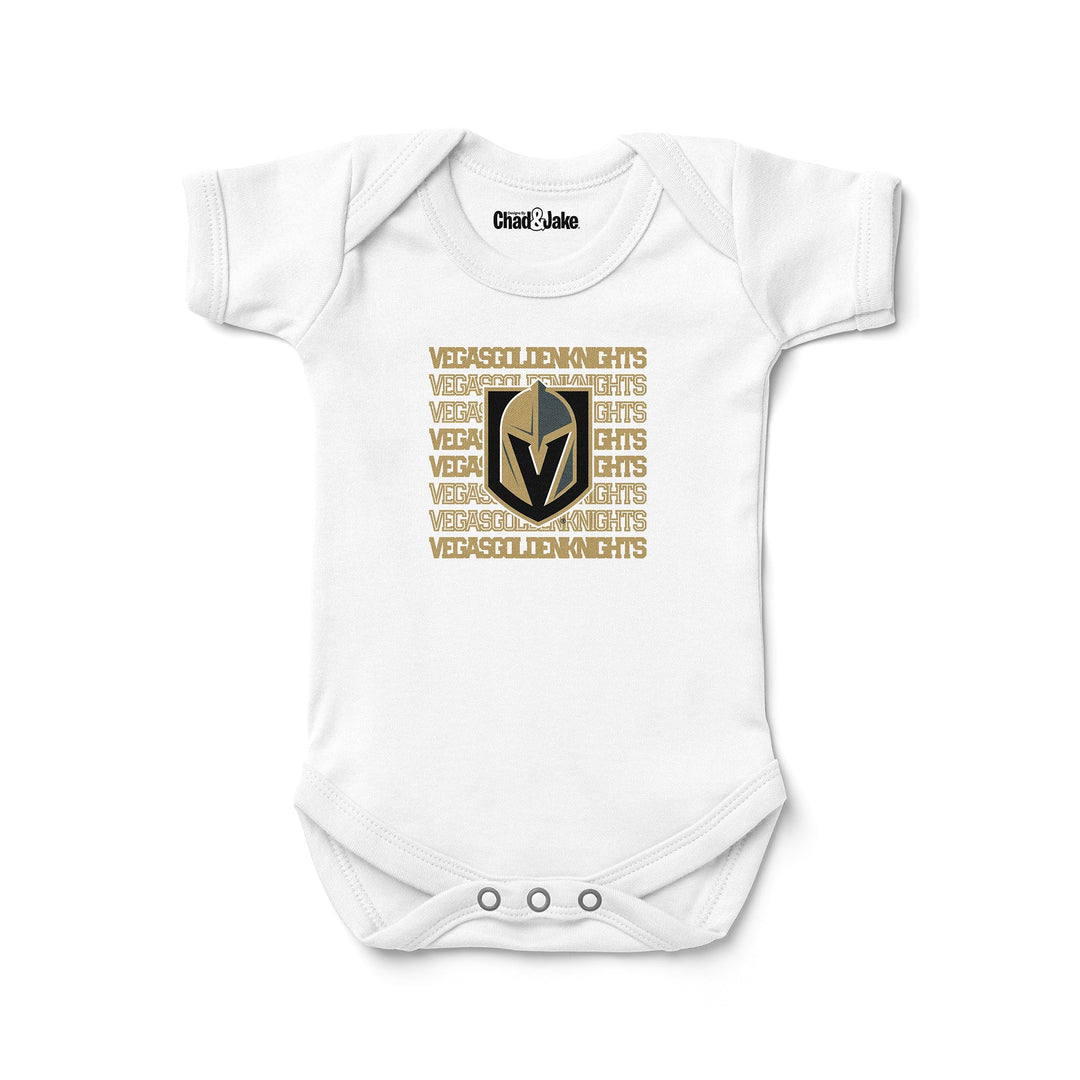 Vegas Golden Knights ’Retro’ Bodysuit - White / 0-3 MO