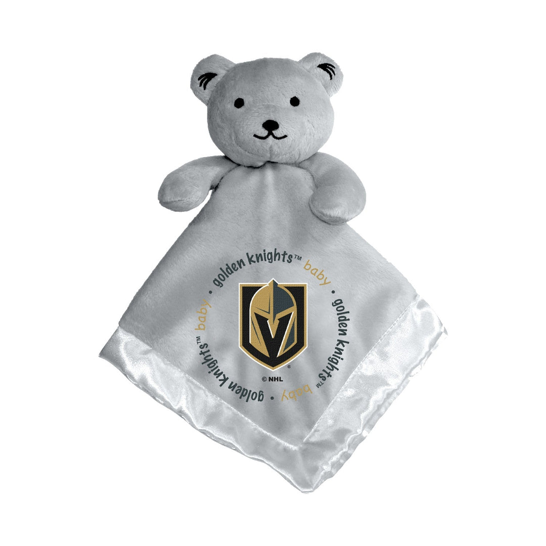 Gray Security Bear with Vegas Golden Knights logo, perfect VGK merchandise for fans