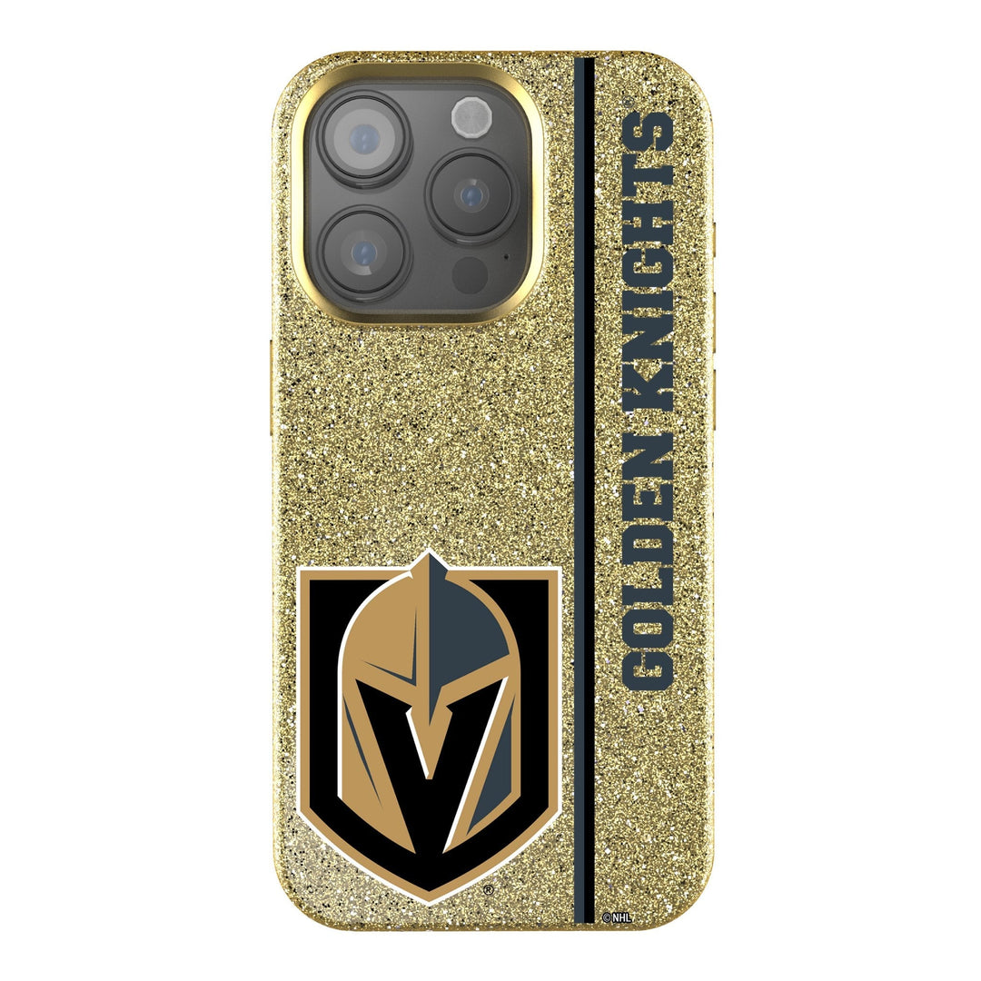 Vegas Golden Knights Sidebar Bling Gold Phone Case - Phone