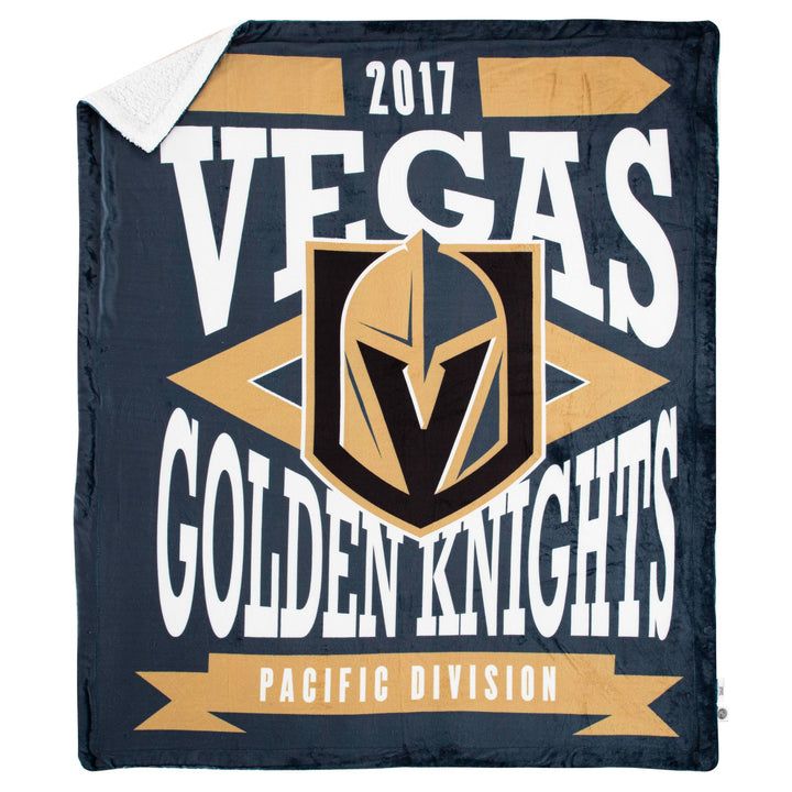 Vegas Golden Knights Silk Touch Sherpa - WHITE / Each