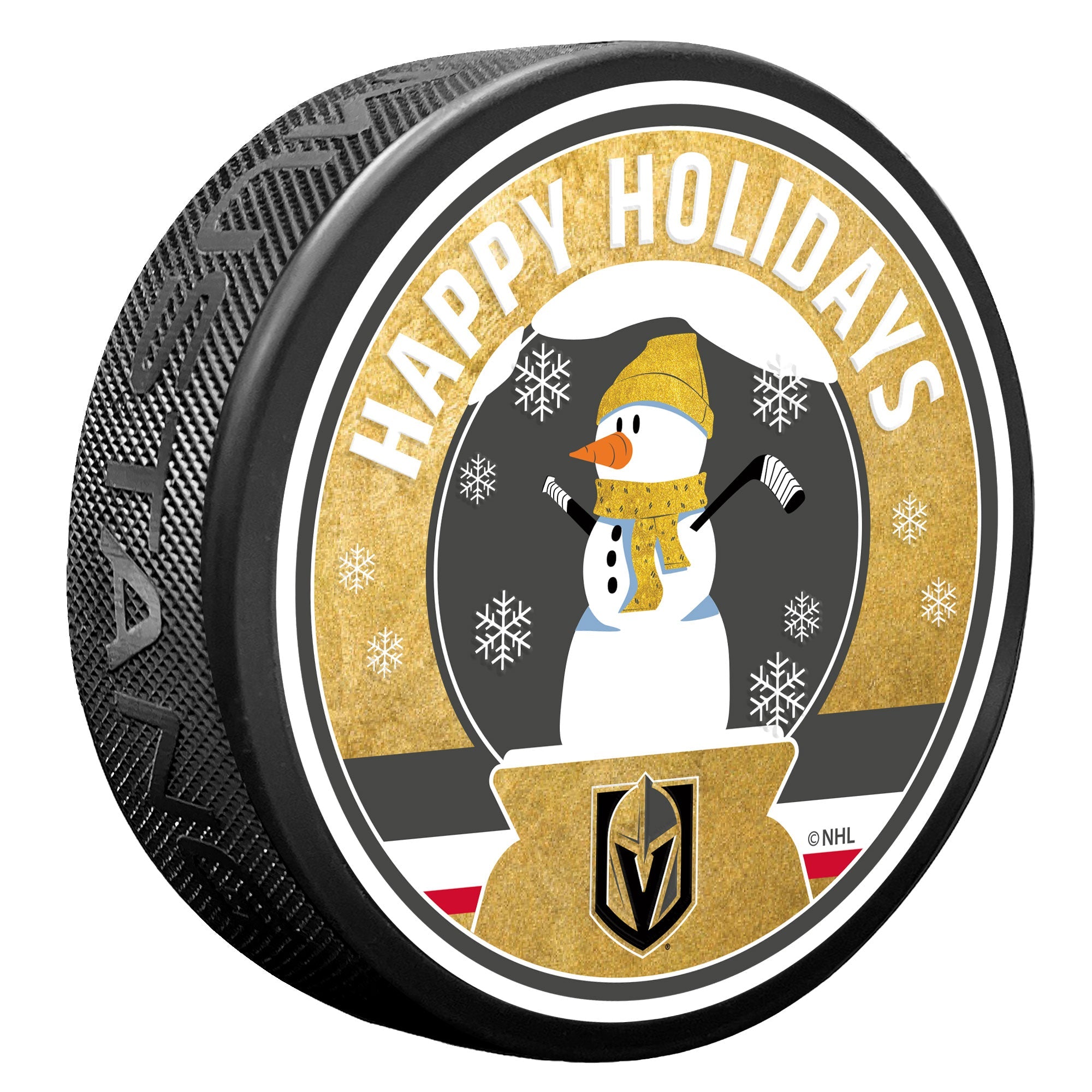 Vegas Golden Knights Snowman Puck - Puck