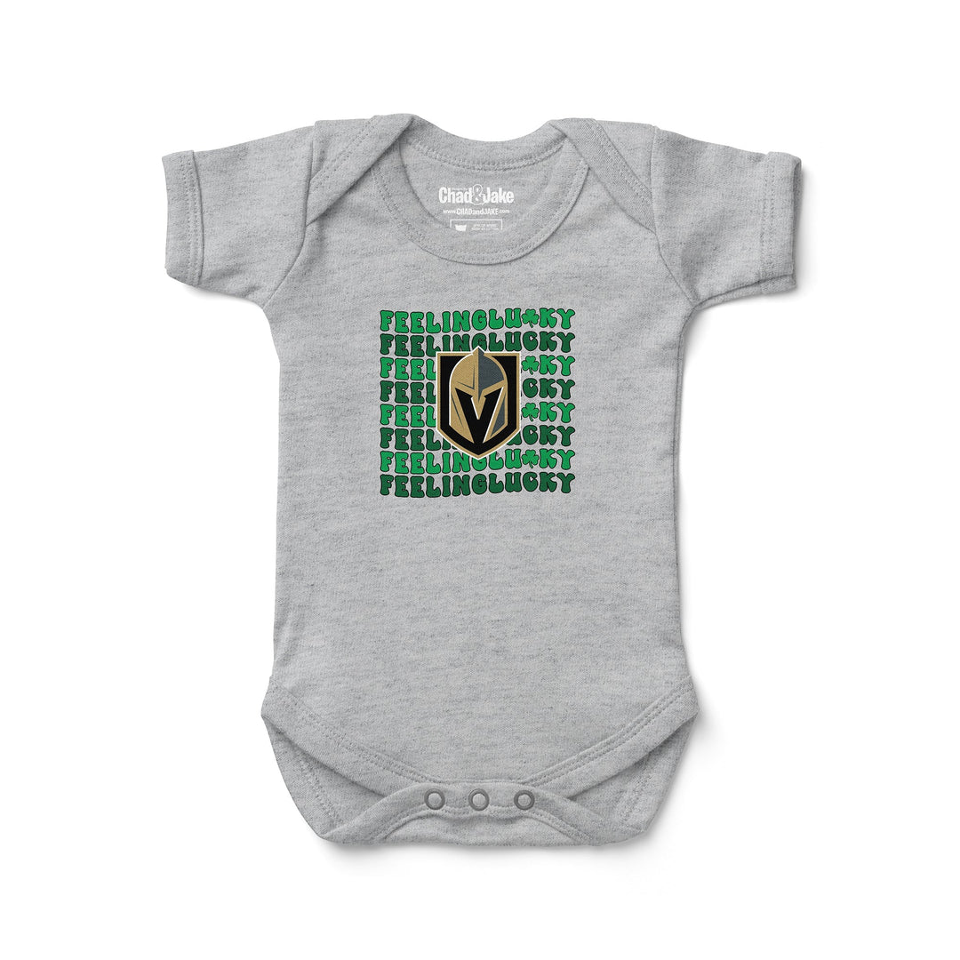 Vegas Golden Knights St. Patrick’s Day Bodysuit - Grey