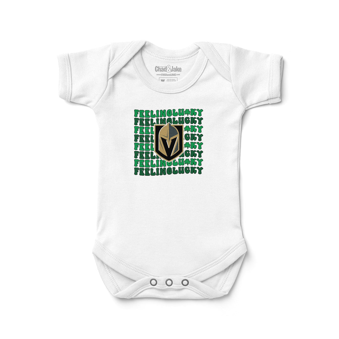 Vegas Golden Knights St. Patrick’s Day Bodysuit - White