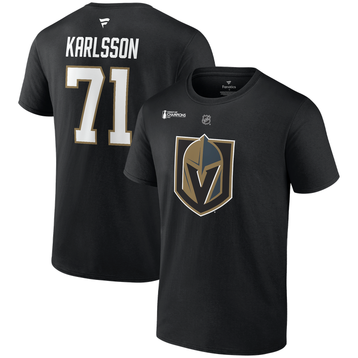 Vegas Golden Knights Stanley Cup Champions Karlsson Player