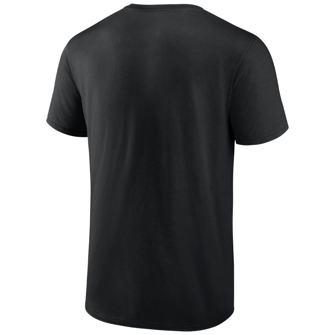 Plain black short-sleeved t-shirt from official VGK merchandise for Vegas Golden Knights fans