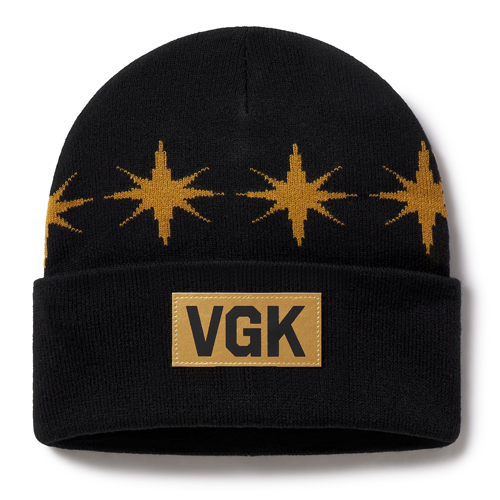 Vegas Golden Knights Starburst Knit Cap - Headwear