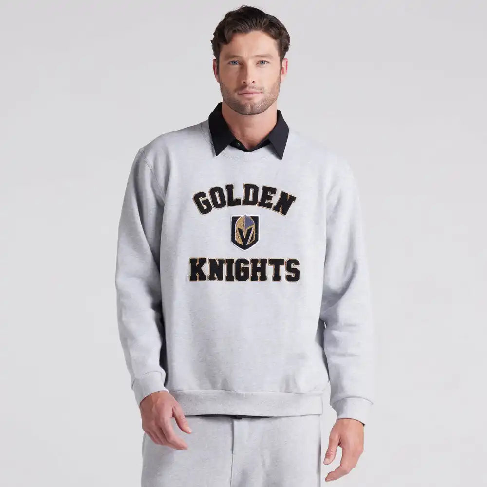 Vegas Golden Knights Steady State Crewneck - Outerwear