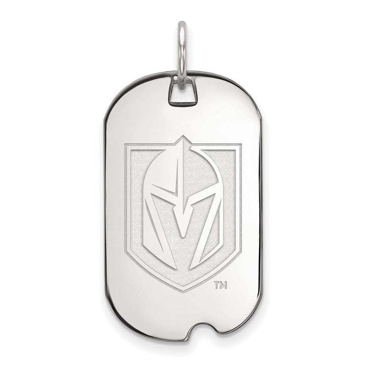 Vegas Golden Knights Sterling Silver Dog Tag Pendant