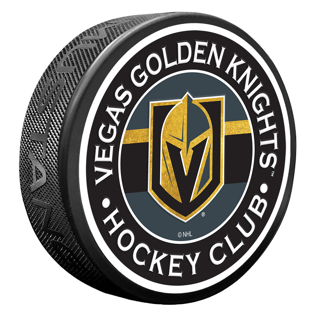 Vegas Golden Knights Stripe Puck - Pucks