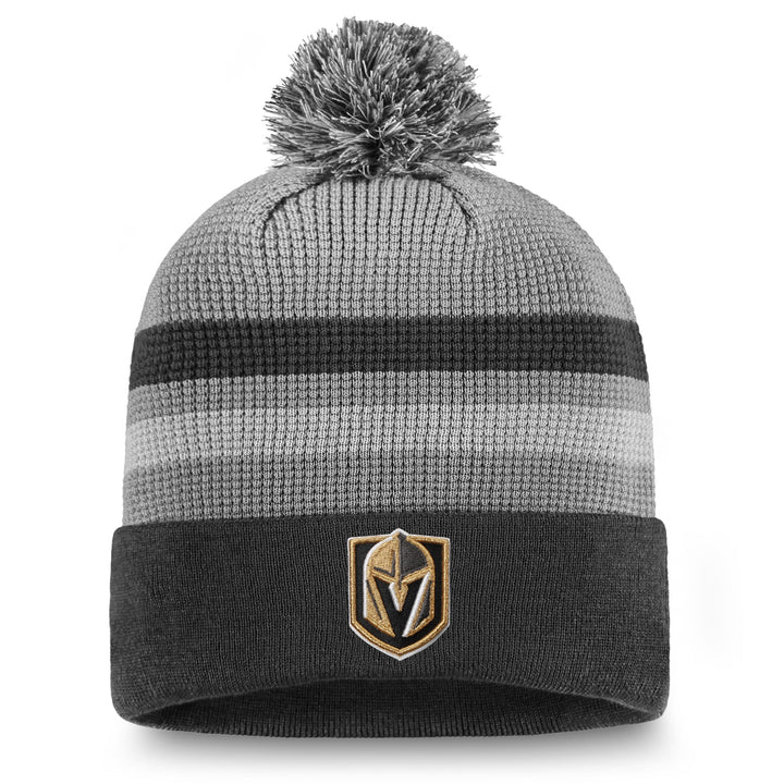 Vegas Golden Knights Striped Cuffed Knit Cap - Headwear