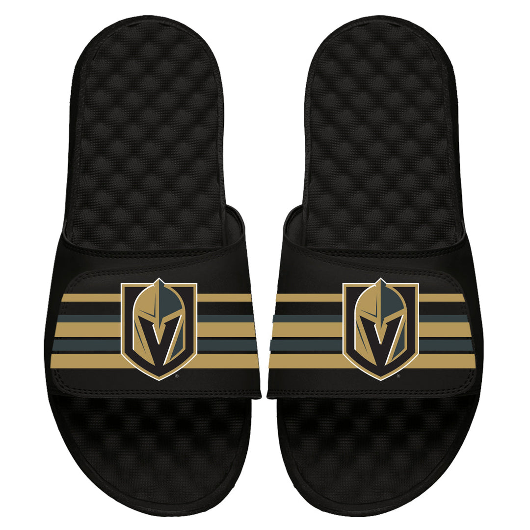 Vegas Golden Knights Stripes Slides - NHL Slides