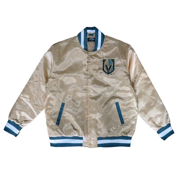 Vegas Golden Knights Team Script Satin Jacket - Outerwear