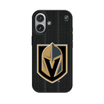 Vegas Golden Knights Text Backdrop MagSafe Compatible Phone Case for Apple iPhone - Vegas Team Store