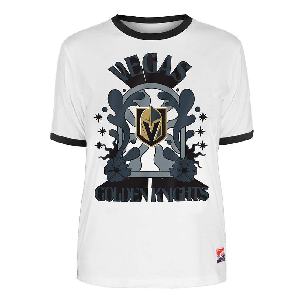 Vegas Golden Knights Throwback Ringer Tee - Shirt