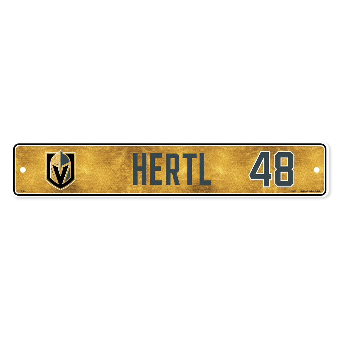 Vegas Golden Knights Tomas Hertl Nameplate - Décor