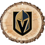 Vegas Golden Knights Tree Bark Ornament - Décor