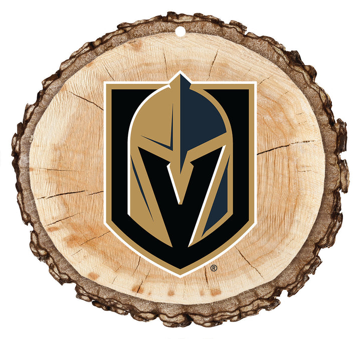 Vegas Golden Knights Tree Bark Ornament - Décor