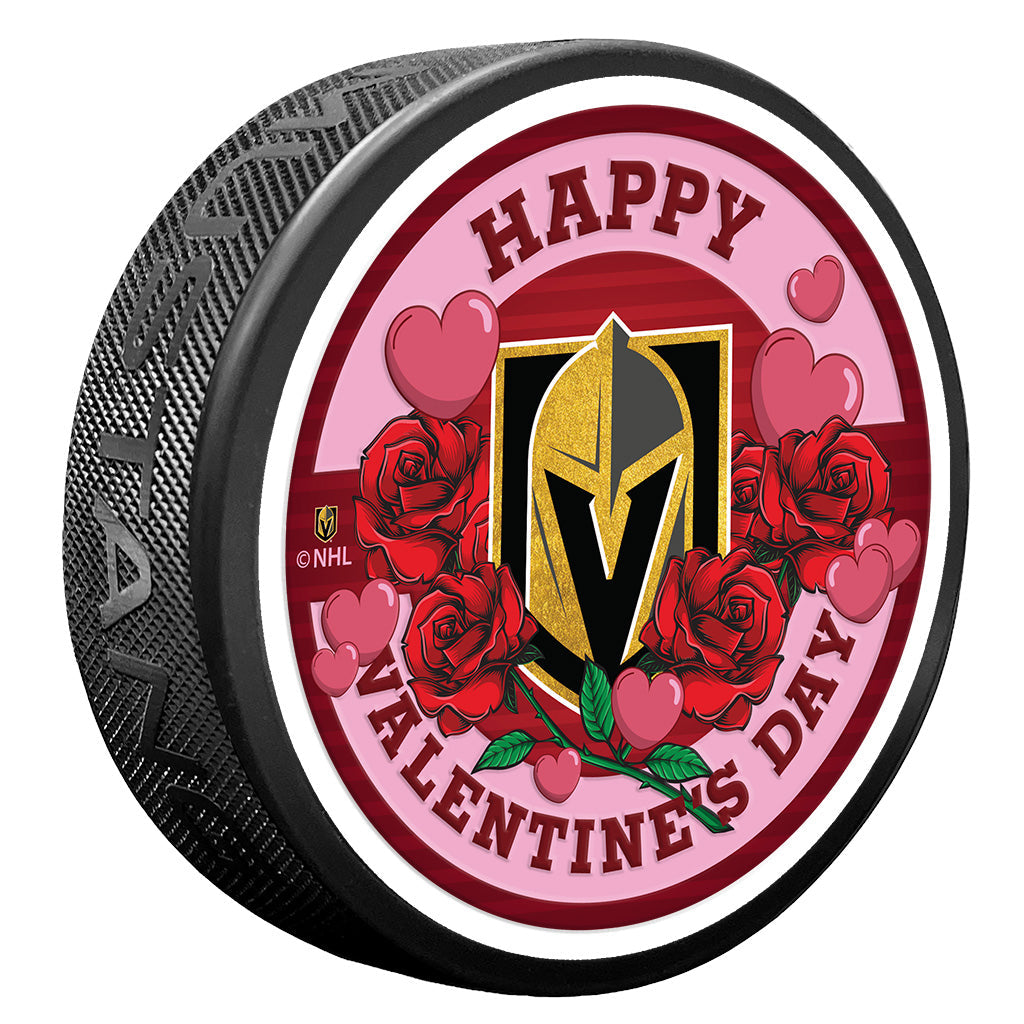 Vegas Golden Knights Valentine’s Day Puck - Puck