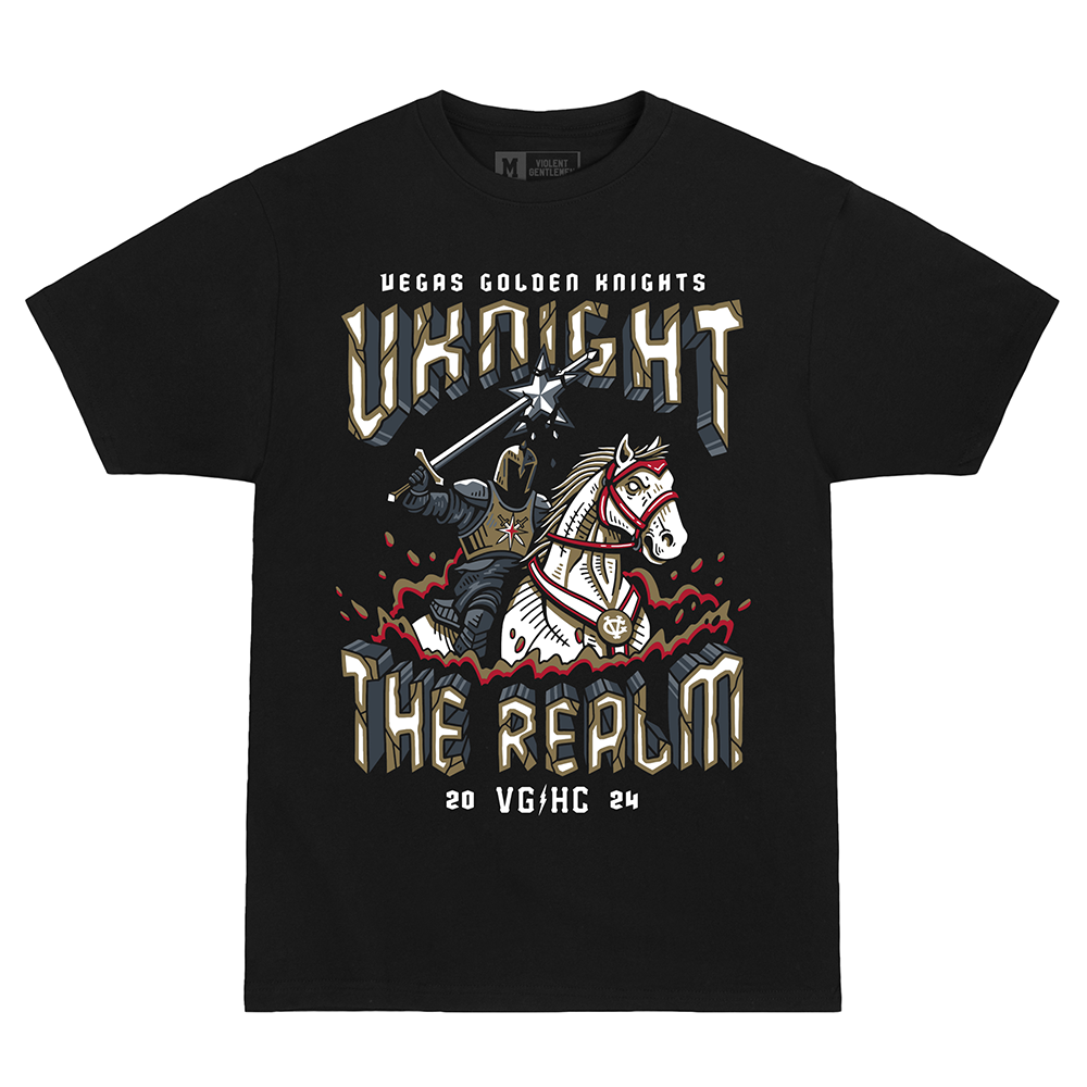 Vegas Golden Knights Violent Gentlemen 2024 Playoff Tee