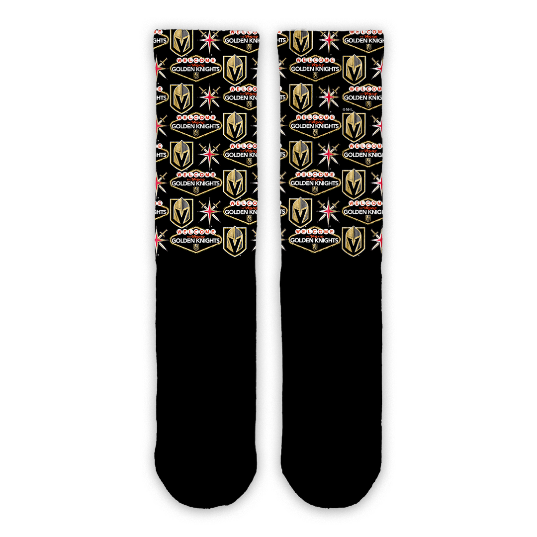 Vegas Golden Knights Welcome to Las Vegas Lifestyle Socks