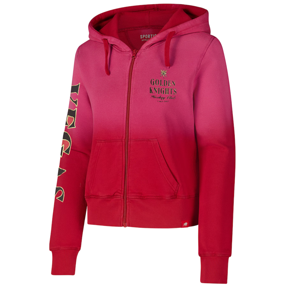 Vegas Golden Knights Women s Sunfade Full Zip Hoodie
