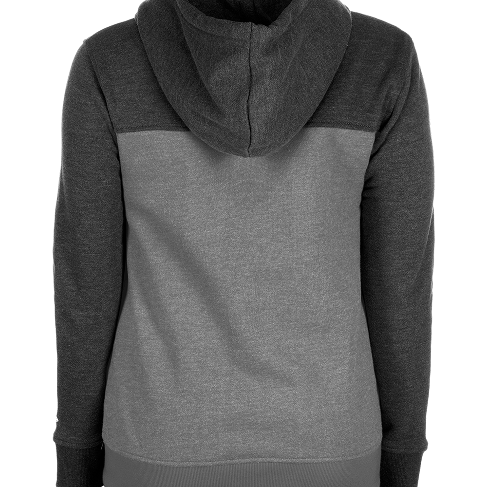Two-tone hoodie featuring dark and light shades for Vegas Golden Knights fans