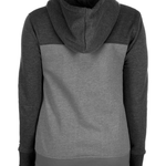 Two-tone hoodie featuring dark and light shades for Vegas Golden Knights fans