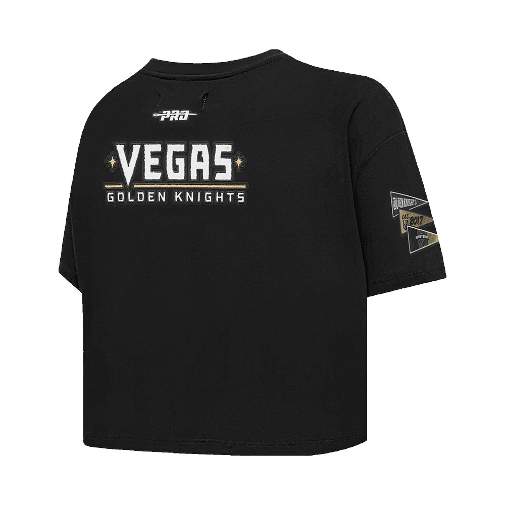 Vegas Golden Knights Women’s Team Pennants Boxy Tee - Shirt