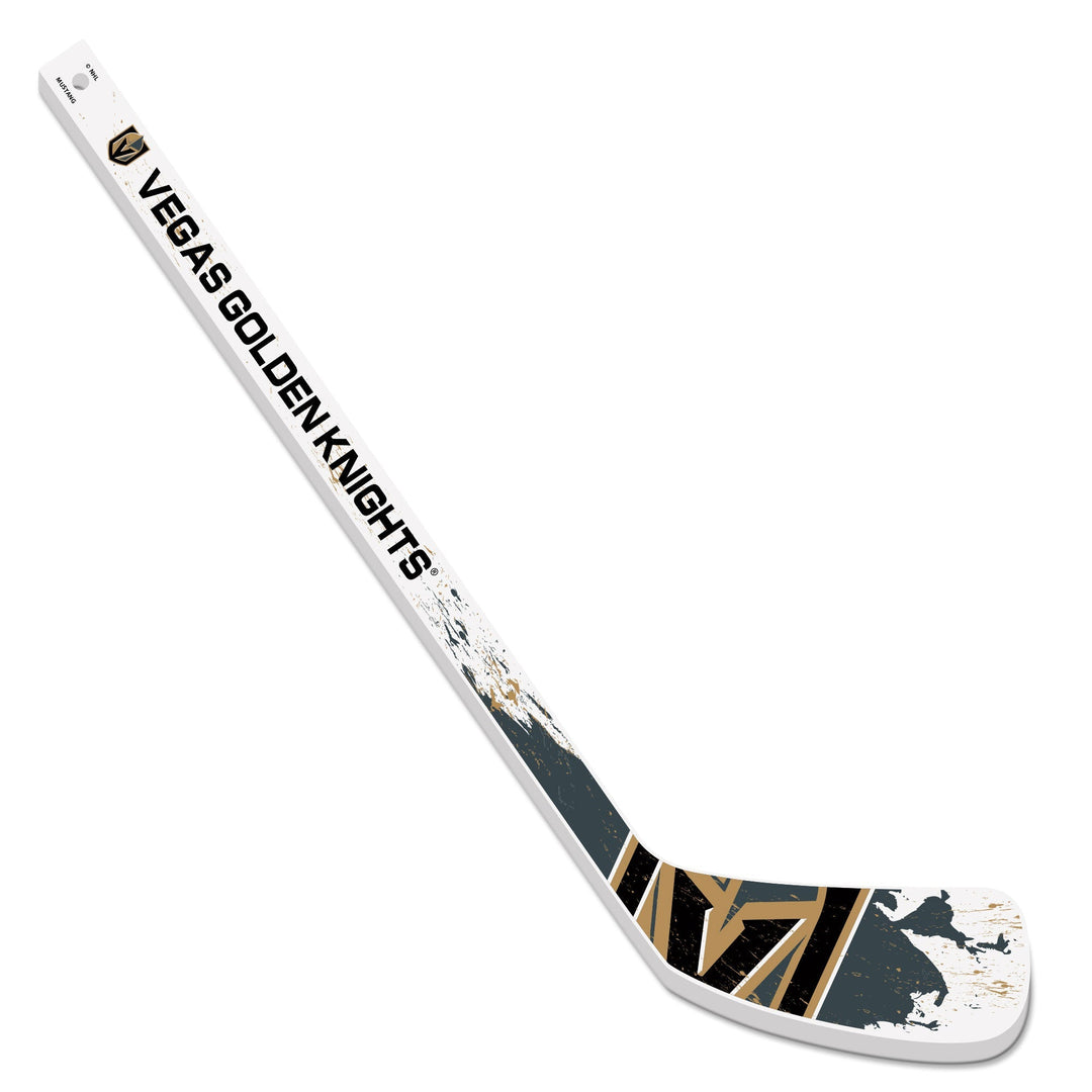 Vegas Golden Knights Wood Splatter Mini Stick - Collectible