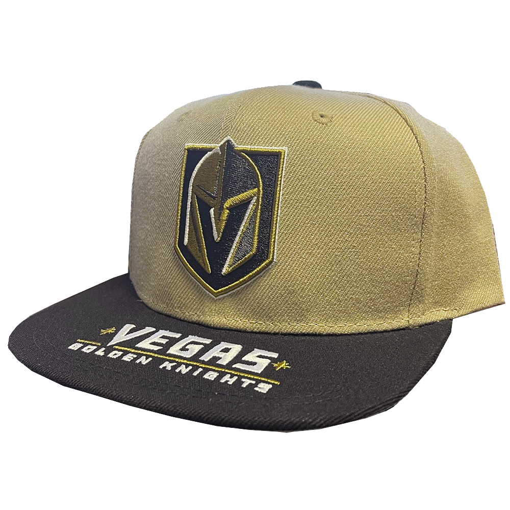 Vegas Golden Knights Wordmark Bill Snapback Cap - Headwear