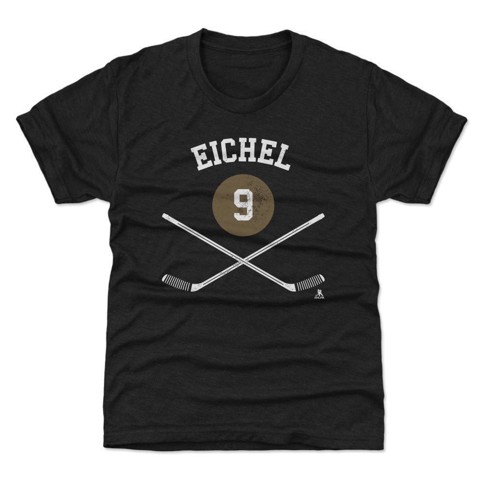 Vegas Golden Knights Youth Jack Eichel Cross Sticks Tee