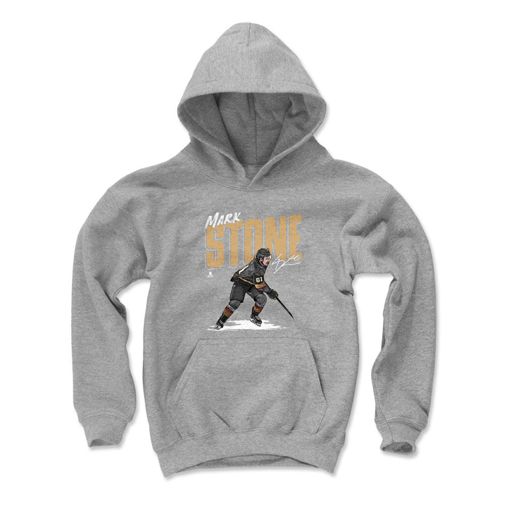 Vegas Golden Knights Youth Mark Stone Chisel Hoodie - GRAY