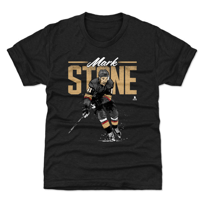 Vegas Golden Knights Youth Mark Stone Retro Tee - BLACK