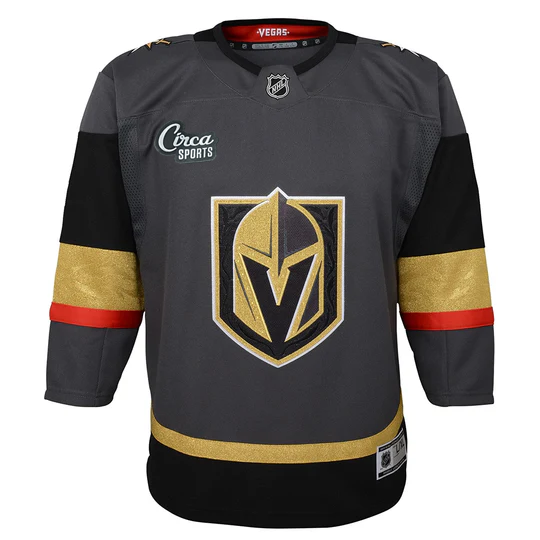 Vegas Golden Knights Youth Premier Alternate Home Jersey