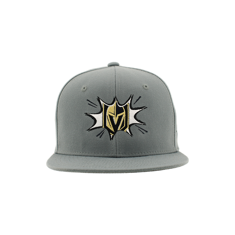 Vegas Golden Knights Youth Primary Bam Snapback - GREY