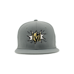 Vegas Golden Knights Youth Primary Bam Snapback - GREY