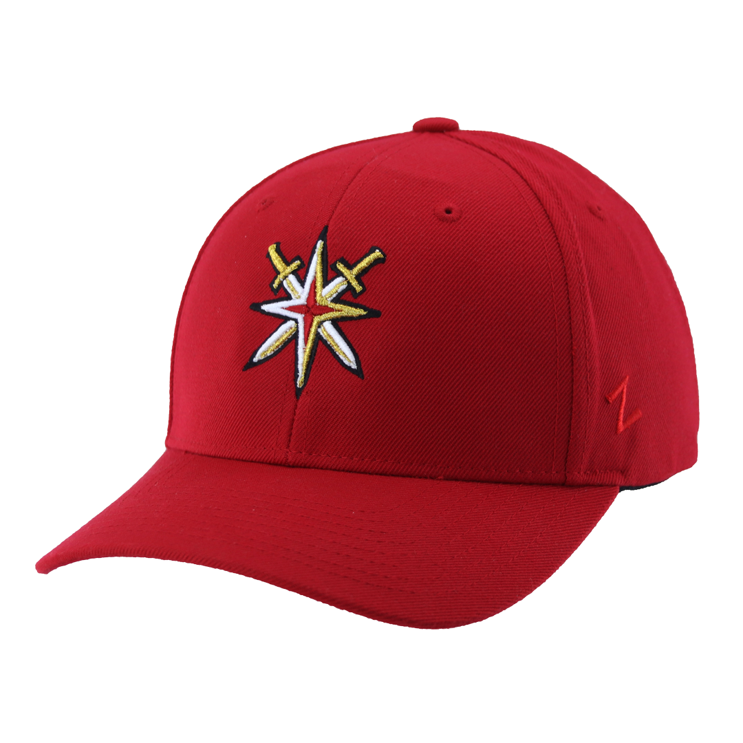 Vegas Golden Knights Zephyr Competitor Adjustable Cap - RED