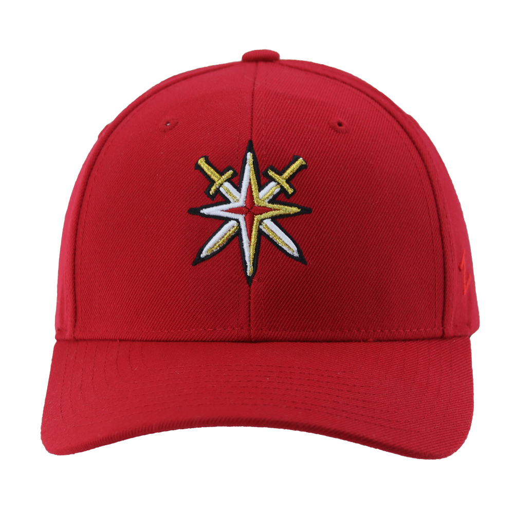 Vegas Golden Knights Zephyr Competitor Adjustable Cap - RED