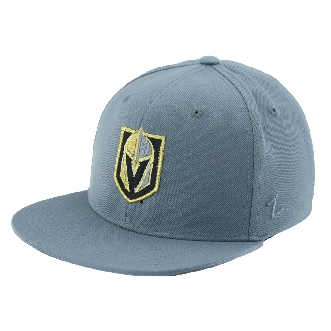 Vegas Golden Knights Zephyr Z11 Gray Snapback Cap - Headwear