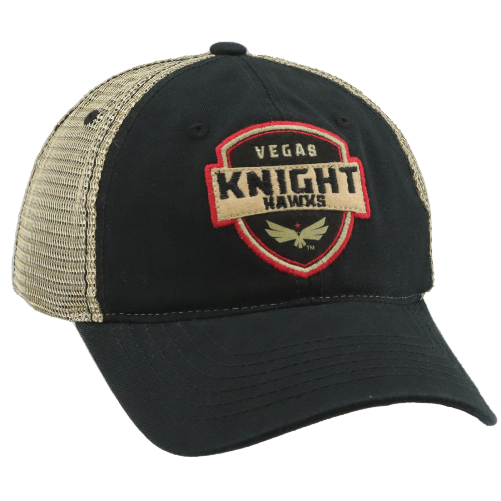 Vegas Knight Hawks Dunbar Trucker Cap - TAN GREY / OSFM