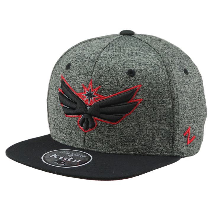 Vegas Knight Hawks Youth El Dorado Cap - BLACK RED / OSFM