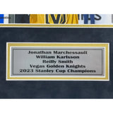 William Karlsson Jonathan Marchessault Reilly Smith Autographed Vegas Golden Knights Misfits 8x10