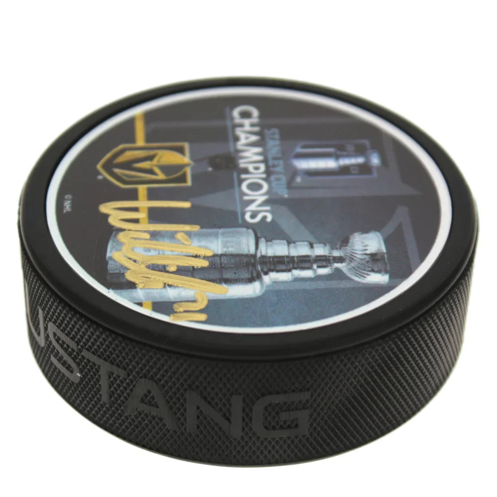 William Karlsson Signed 2023 Stanley Cup Vegas Golden Knights Puck William Karlsson Signed 2023 Stanley Cup Vegas Golden Knights Puck